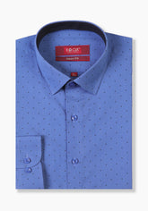 Printed Blue Shirt